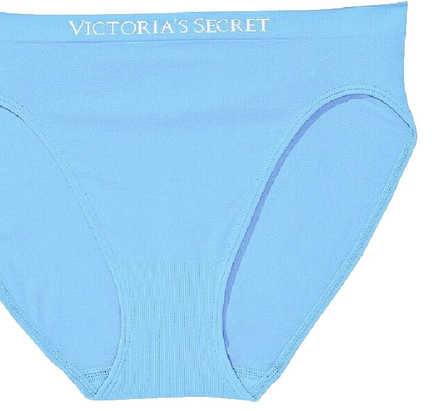 XXL Sea Blue SEAMLESS NOSHOWFULLCOVER Victorias Secret HighLeg Waist Brief Panty