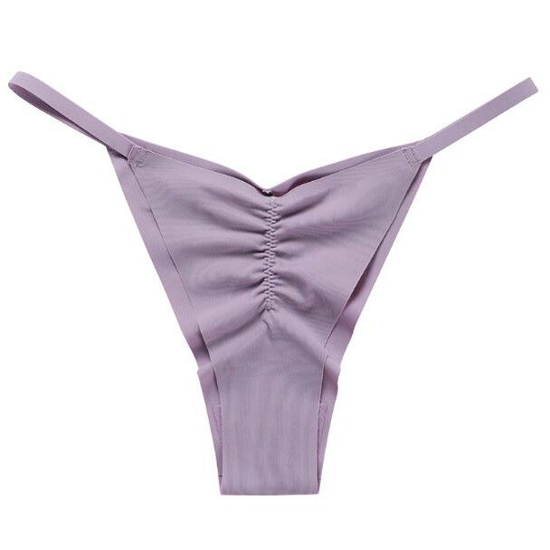 6 Pack Lot Sexy Womens Seamless Panties Thong G string High Leg Bikini Lingeries