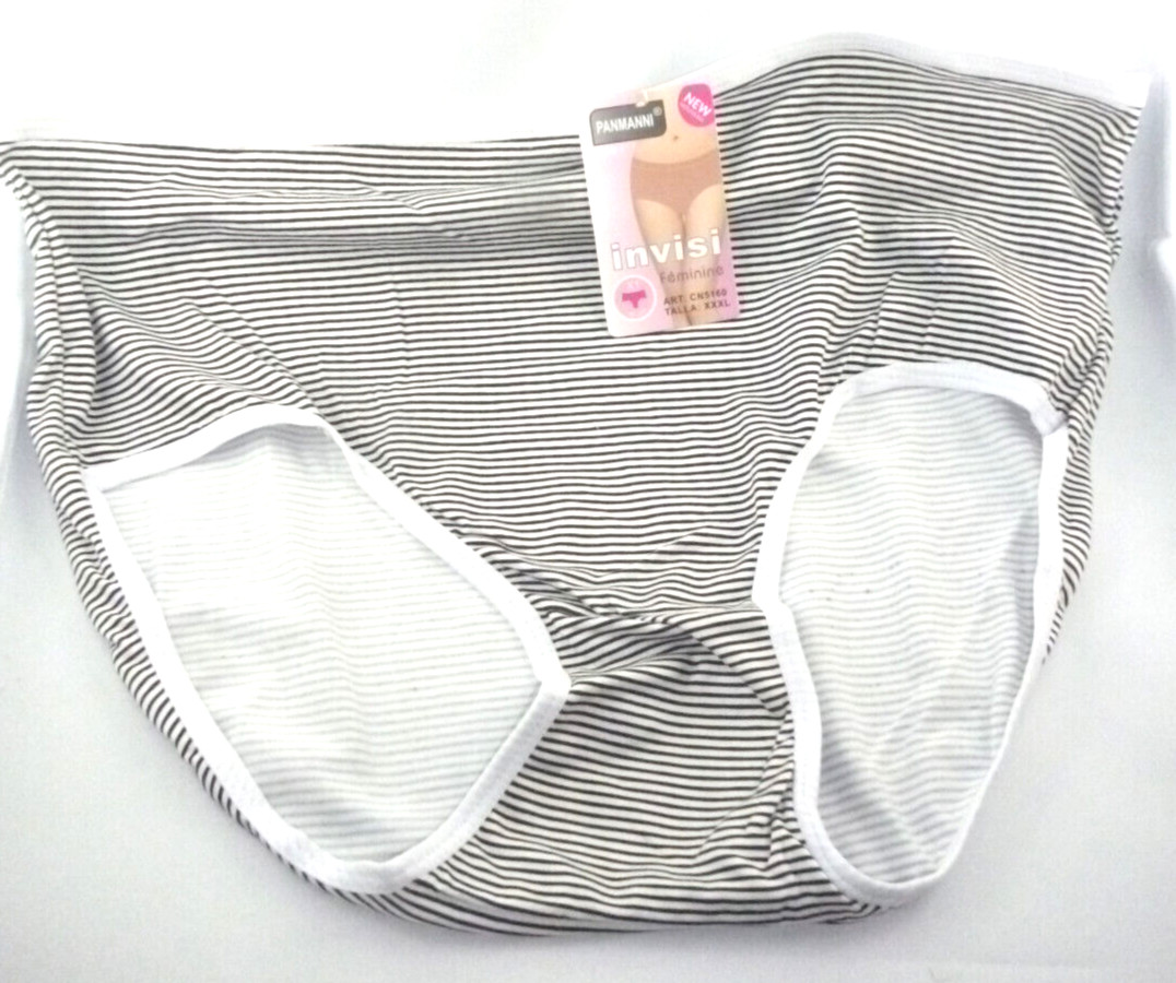 Ladies Bikini Briefs 3 Pack, Cotton, 3XL