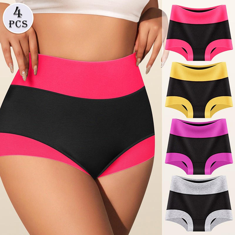4 Pack Lot Ladies Women’s Sexy Panties Underwear Brief Soft Comfort Lingeries