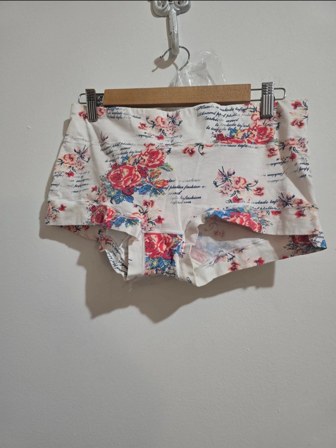 Women’s Boyshort Floral Panties 2 Pack XXL 95% Cotton 5% Elastane
