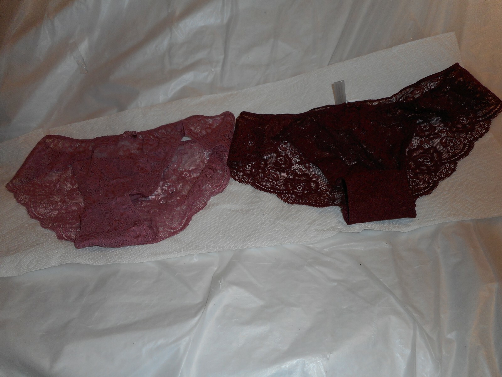 Intimissimi Italian Dusty Rose & Dark Red Brief Panty Size Medium sold separate