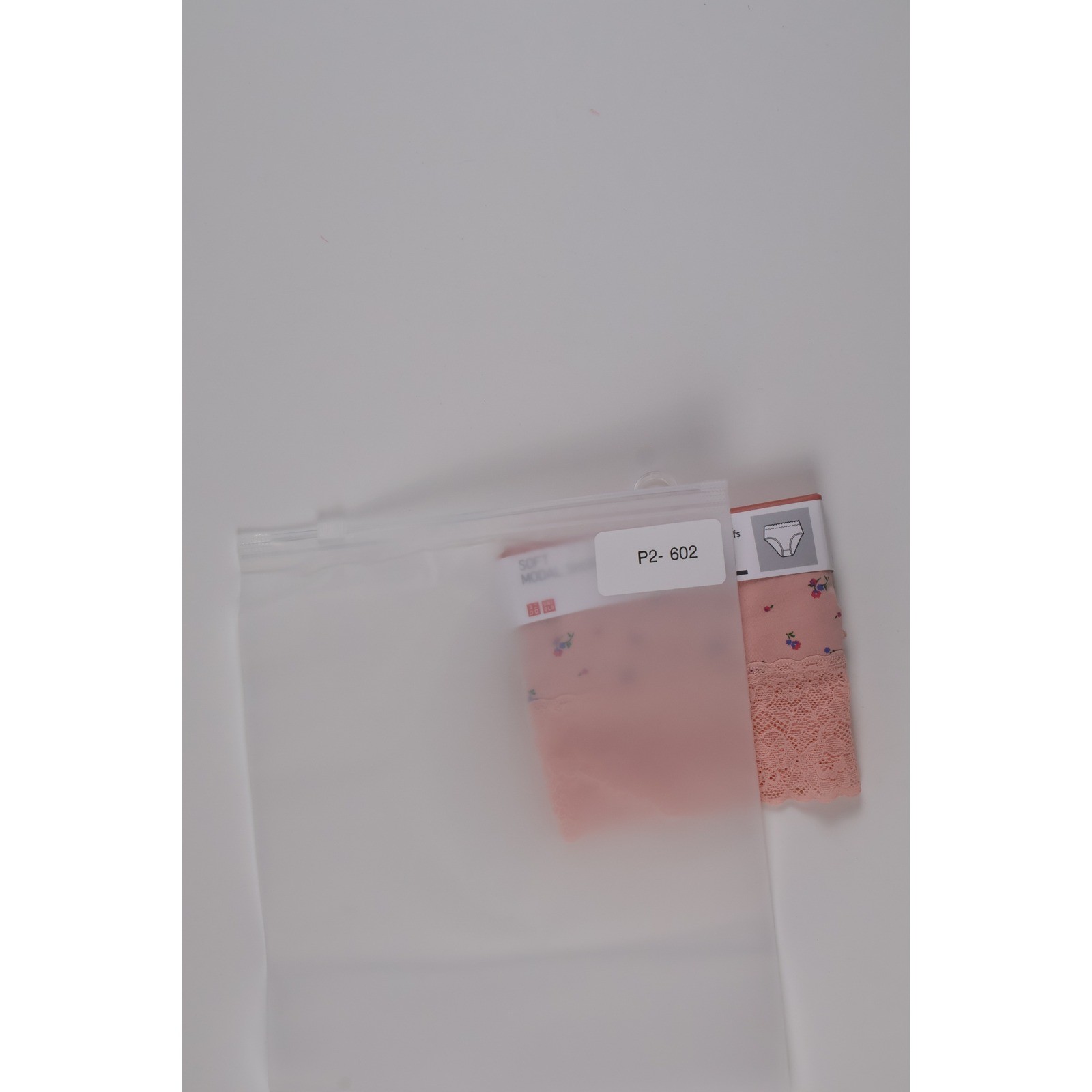 Uniqlo Womens Underwear Soft Modal High Rise Briefs Pink Floral XL NWT