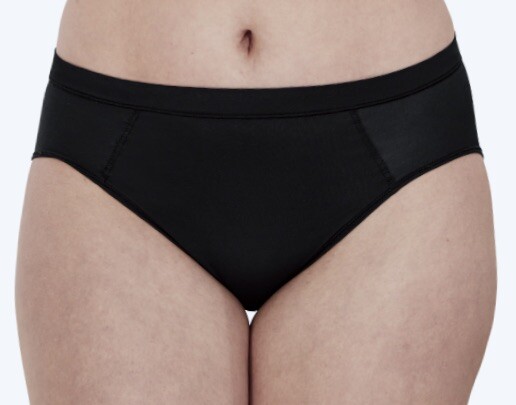 BALI One Smooth U Second Skin Micro Black Hi Cut Panty Womens S M L 7 XL 8 2XL 9