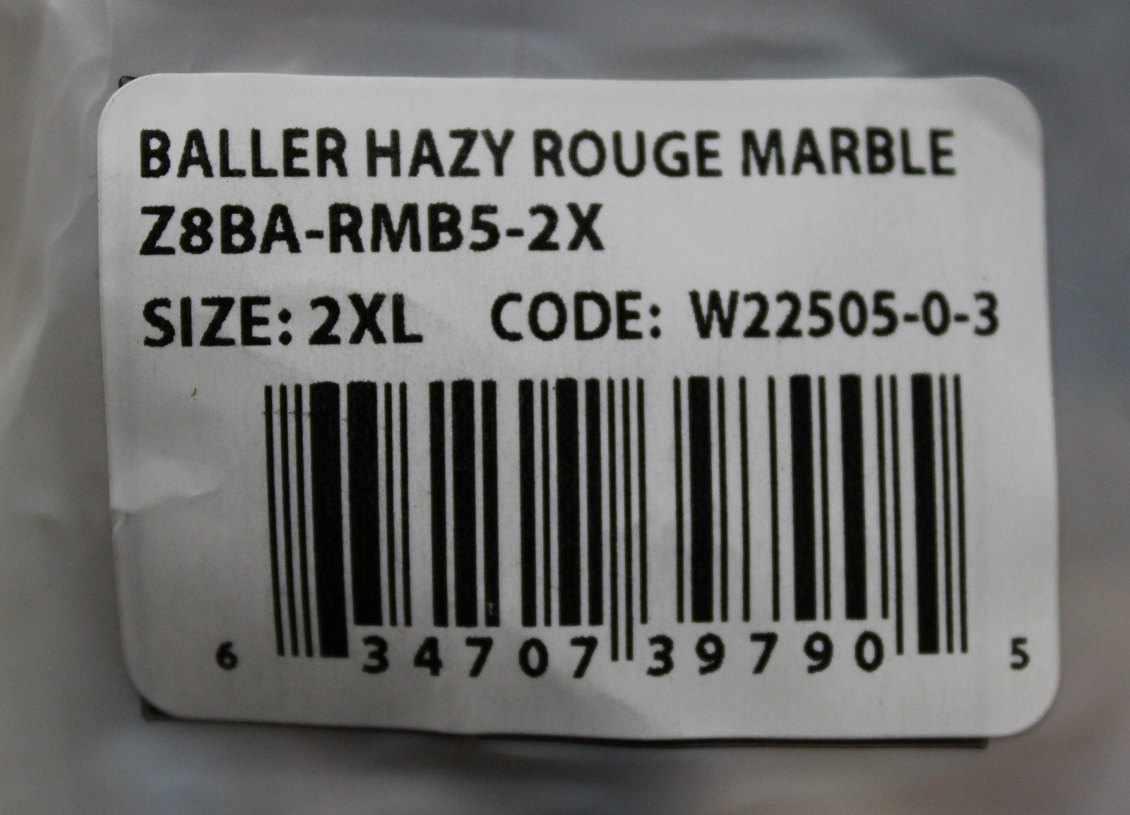 Woxer Women’s Baller Soft Modal Boxer Briefs DH3 Hazy Rouge Marble 2XL NWT