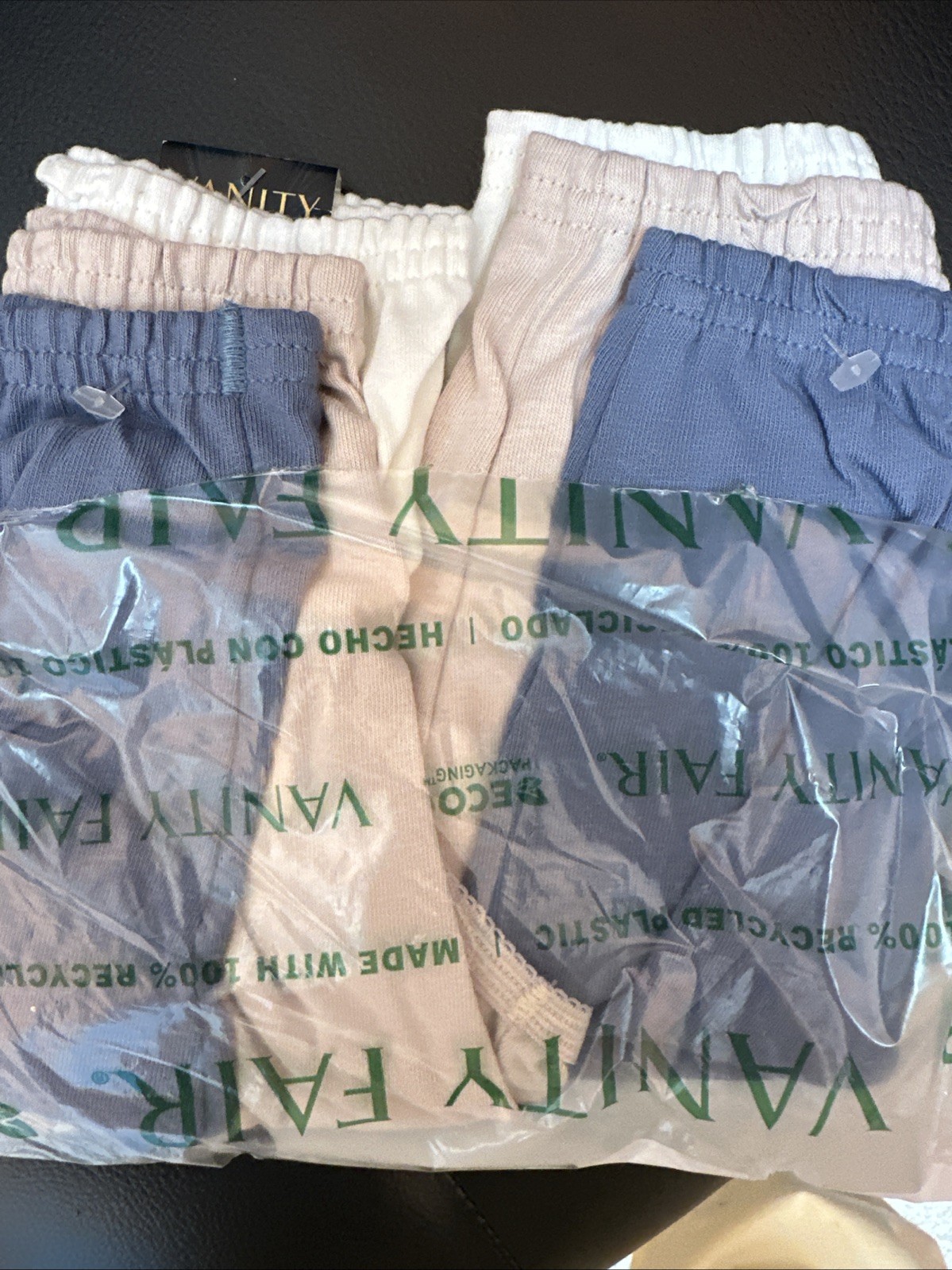 NWT Vanity Fair 7/L Perfectly Yours Cotton Classic Brief Underwear 15318 Colored