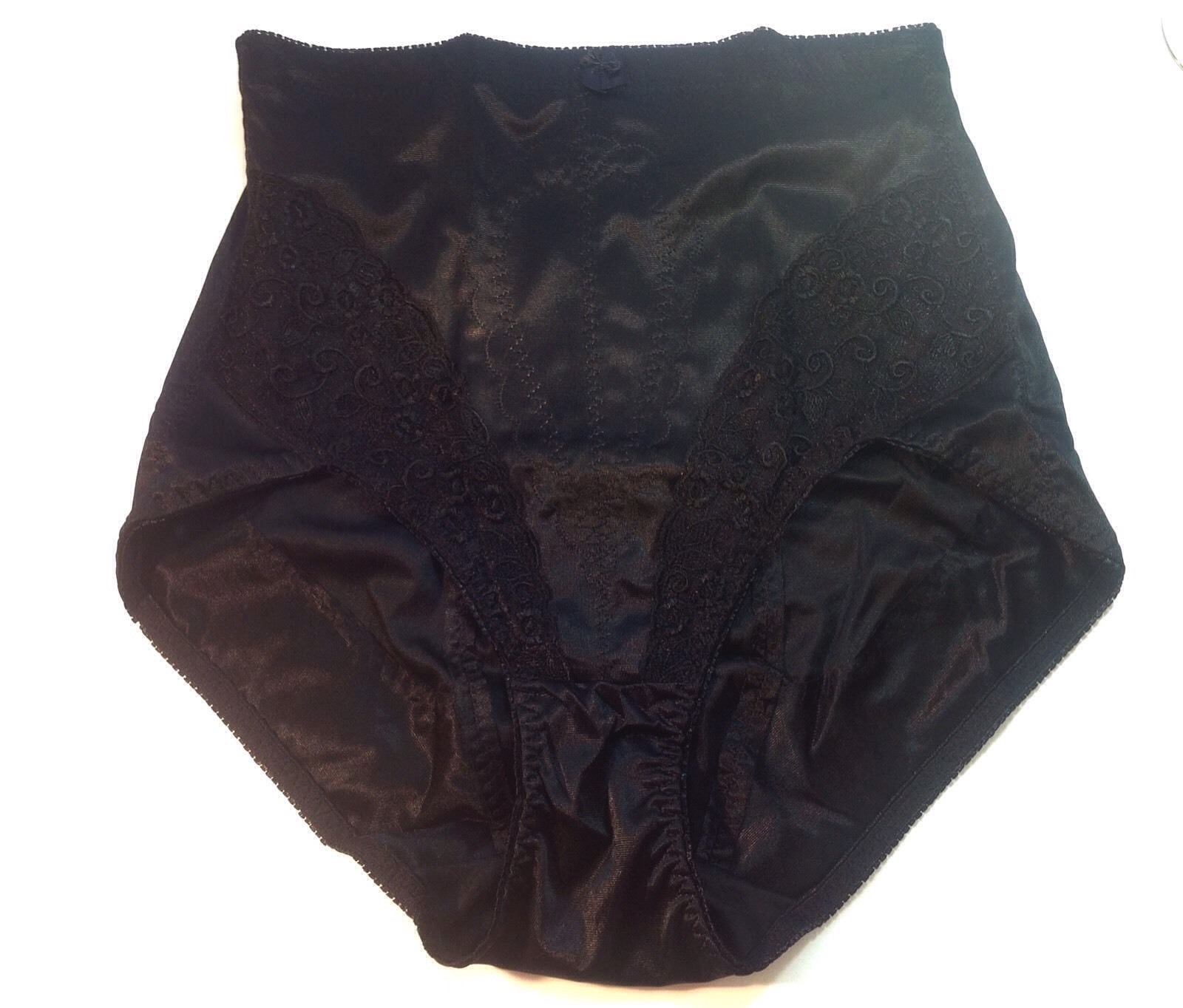 Women Panties,Briefs/Control Panties Eva Cervantes Size L. Large Black Satin