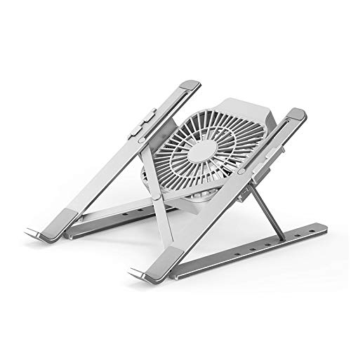 JF-054S2 Laptop Stand with Cooling Fan - Portable and Foldable, 6-Speed Adjustment - Image 2