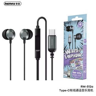 REMAX RM-512a Type-C Metal Wired Earphone
