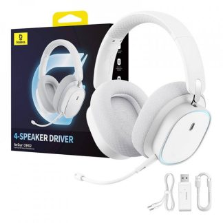 Baseus AeQur GH02 Gaming Wireless Headphones - Moon White