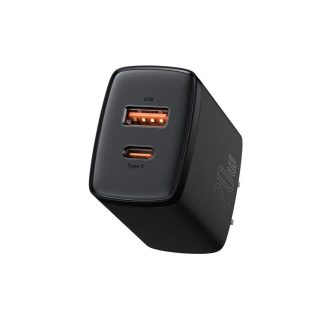 Baseus Compact Quick Charger U+C 20W - US Black