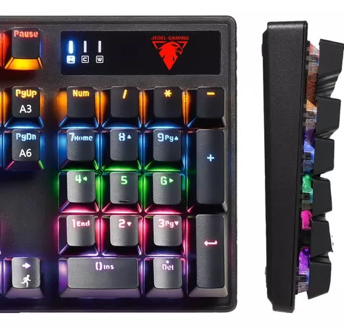 JEDEL KL100 Gaming Mechanical RGB Backlight Wired Keyboard - Image 2