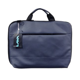 CX02 14.0 Inch Ultra Slim Laptop Bag - PU Leather, Blue