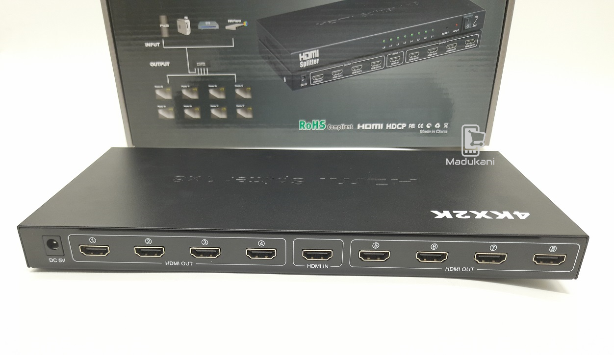HDMI Splitter 8 Port - 2K/4K - Image 2