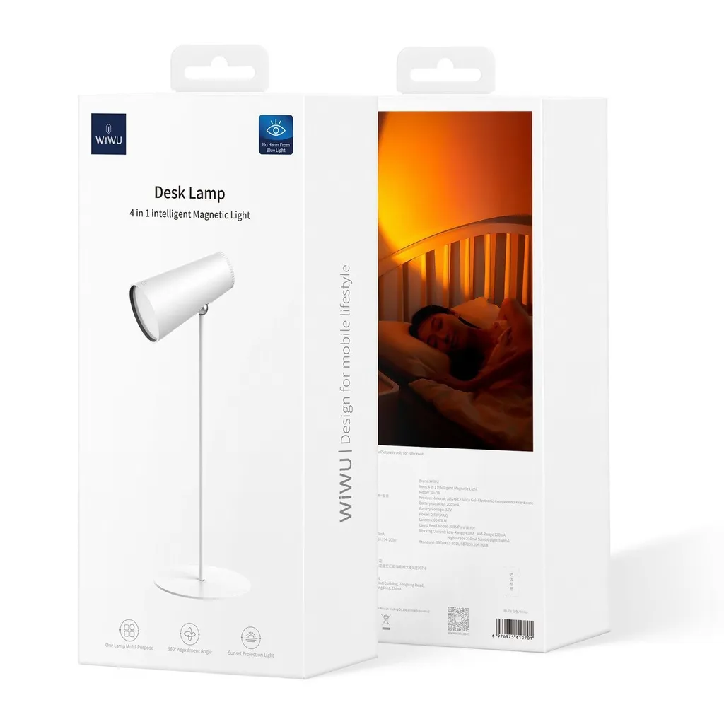WiWU Desk Lamp 4-in-1 Intelligent Magnetic Light - Image 3