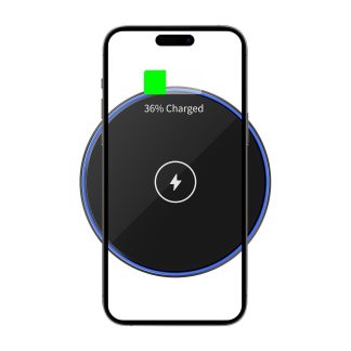 WIWU Wi-W012 15W Wireless Charger - Black